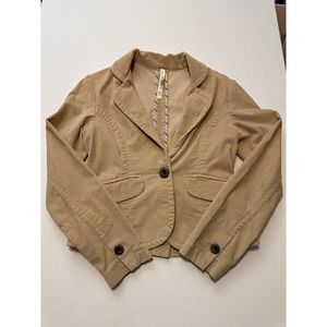 Quizz Stretch Corduroy Crop Jacket- Small